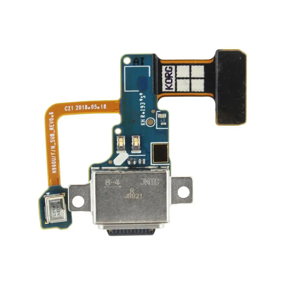 Шлейф для Samsung N960F Galaxy Note 9 на разъем зарядки/микрофон замена запасной новый -