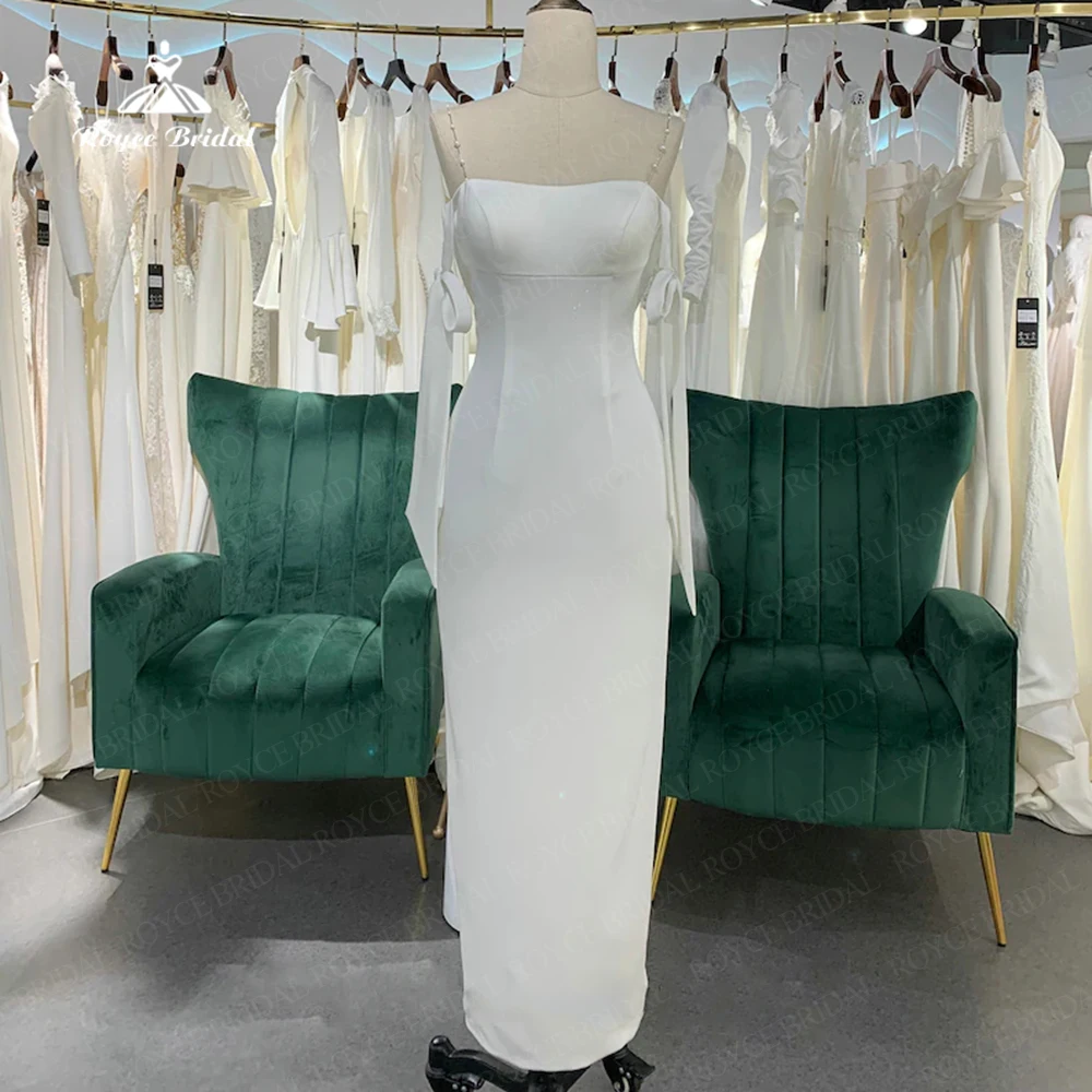 Простое пляжное свадебное платье с открытой спиной 2022 летнее на