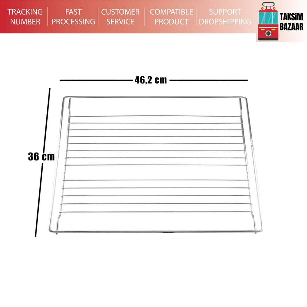 

For Beko Oven Internal Grid - Wire Shelf 46.2 X 36 Cm ( 240440219)