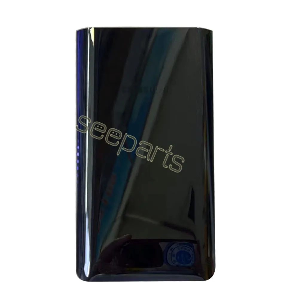 Стеклянная задняя крышка батарейного отсека A805F для Samsung Galaxy A80 корпуса Сменный