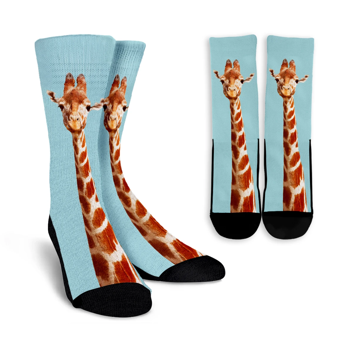 

Носки Nopersonality мужские высокие, дышащие удобные уличные теплые для верховой езды, с милым жирафом, модные