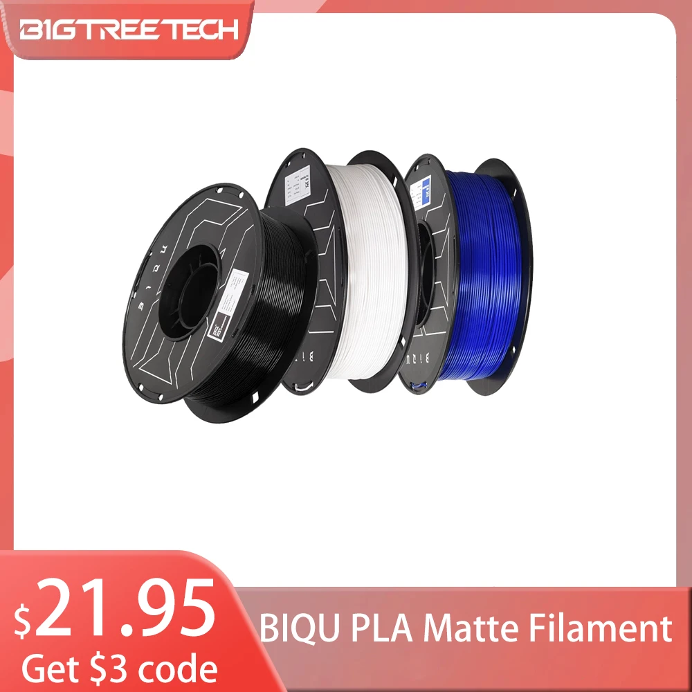 

BIQU PLA Premium Filament 1KG Multi Color Material 1.75MM For Ender3 V2 CR10S Mega X CR6 SE FDM 3D Printer Printing Consumables
