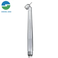sj dent surgical 45 degree high speed handpiece none led b2 m4 push button ceramic bearing single water spray for dentist tools