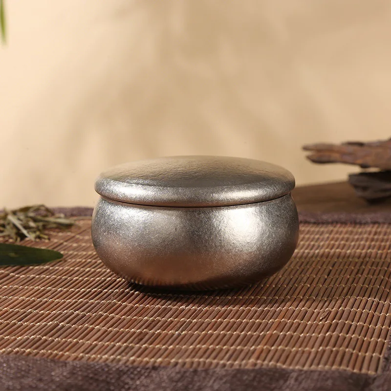 

Мини канистра для чая из титана 55 мл