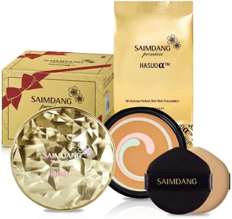 Тональный крем Simdan Premium 4K Actress Perfect Skin Rich с 1 дозатором в лимитированном золотом