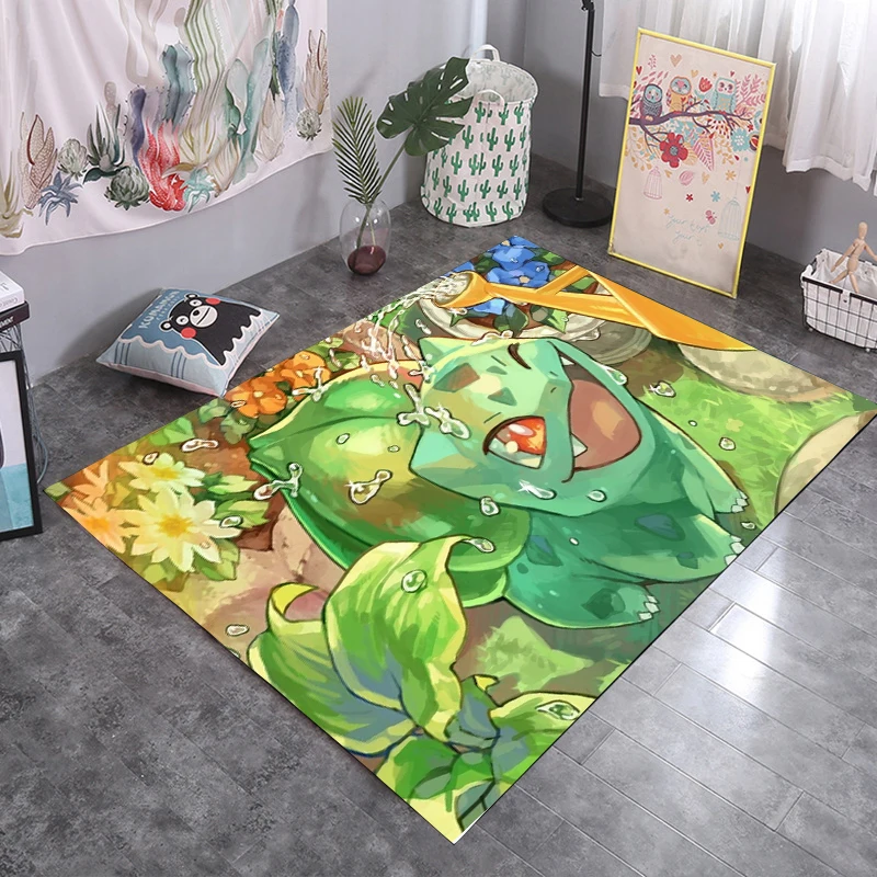 MINISO мультфильм Покемон милый Пикачу 3D ковер для спальни гостиной домашний диван