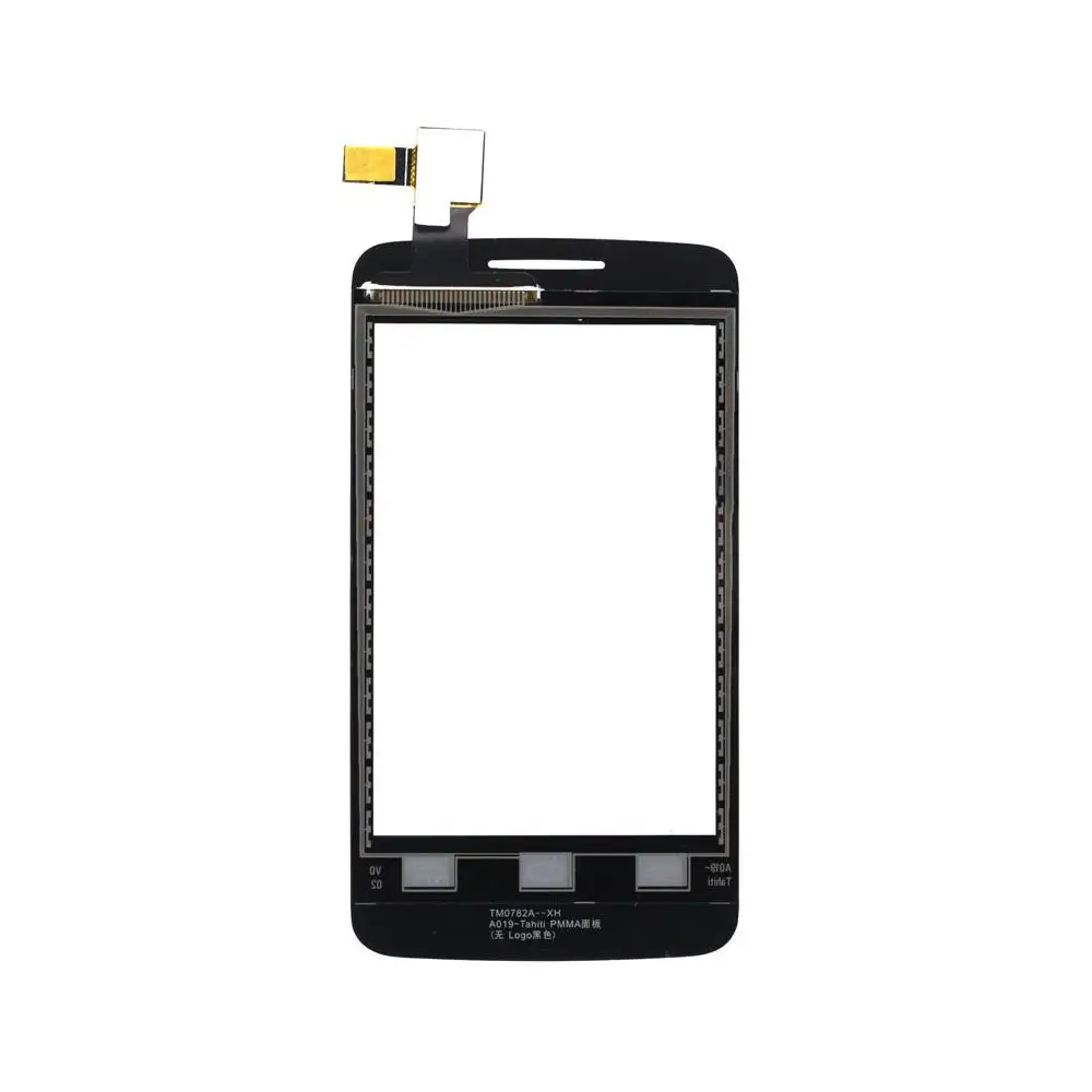 Тачскрин (сенсор) для Alcatel One Touch 3041D Tribe (3.5'') (черный)
