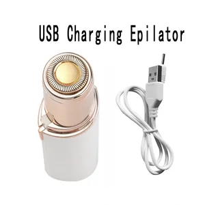 USB  Charging Epilator Face Hair Removal Lipstick Shaver Electric Eyebrow Trimmer Women's Hair Remov