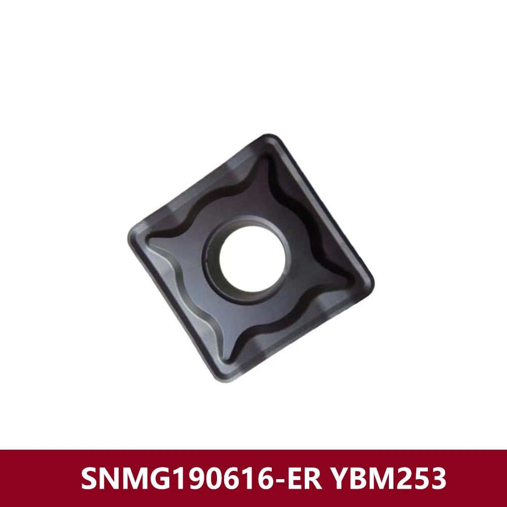 SNMG190616-ER YBM253 SNMG190616 SNMG 190616 ER Твердосплавные пластины Оригинальные SNMG1906 SNMG644-ER