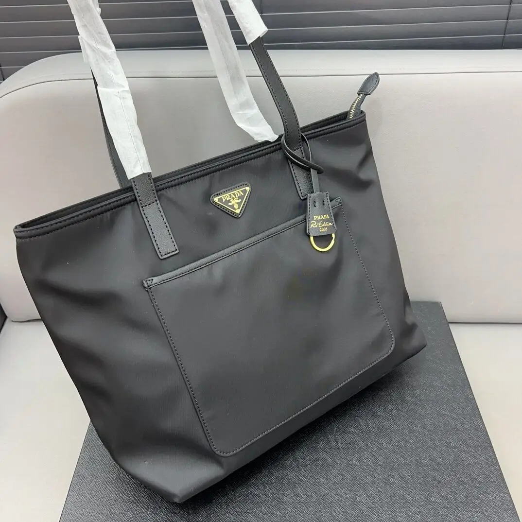 точная копия 1:1 Женская Сумка ТоуТ Prada Из НатуральНой Кожи