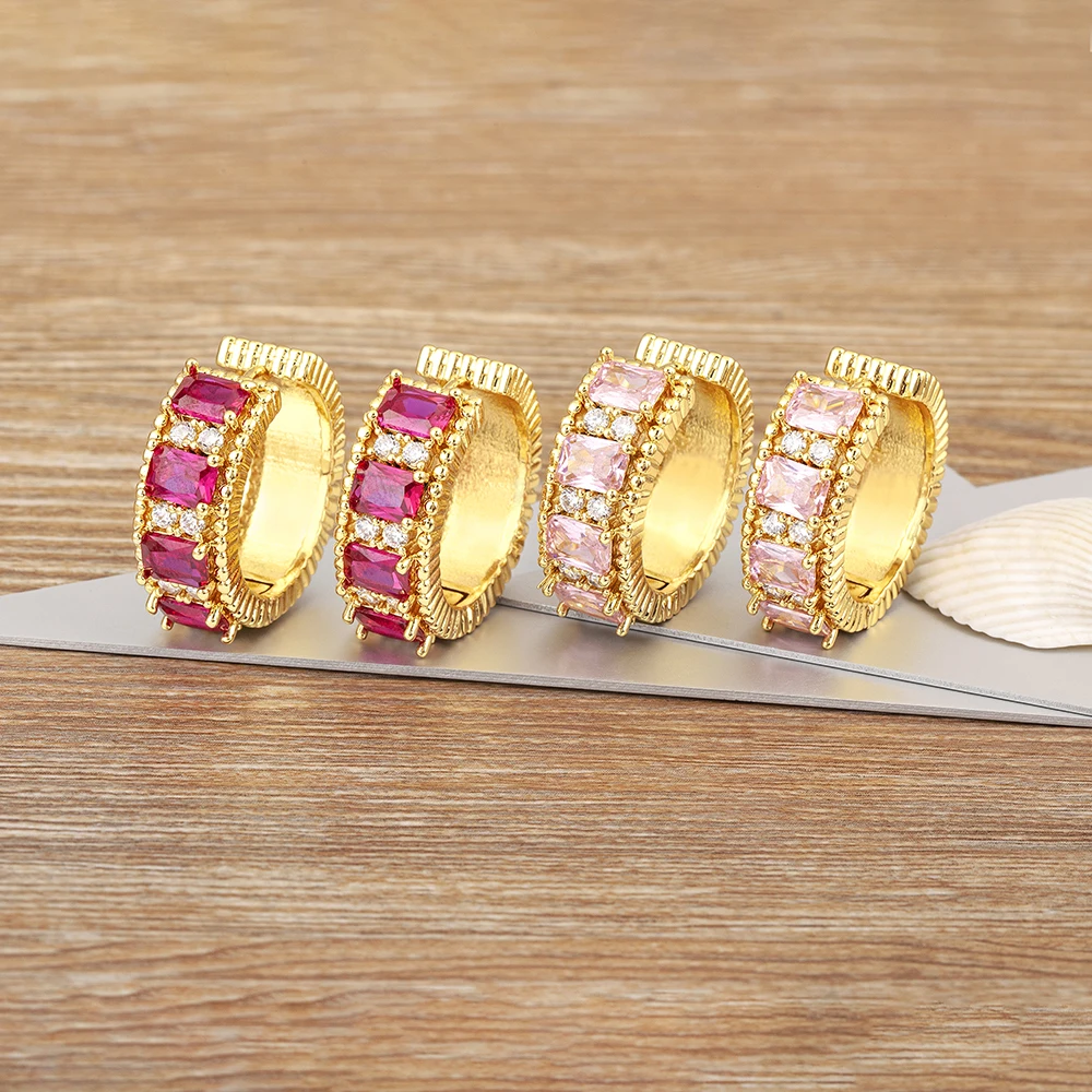 

Классические роскошные круглые серьги-гвоздики AIBEF, 6 цветов, бриллиантовые женские медные циркониевые Изящные Ювелирные изделия для помолвки, очаровательный Подарок на годовщину