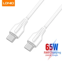 ldnio usb type c cable wire for samsung s10 s20 xiaomi 11 huawei mobile phone fast charging usb c cable typec charger usb cable