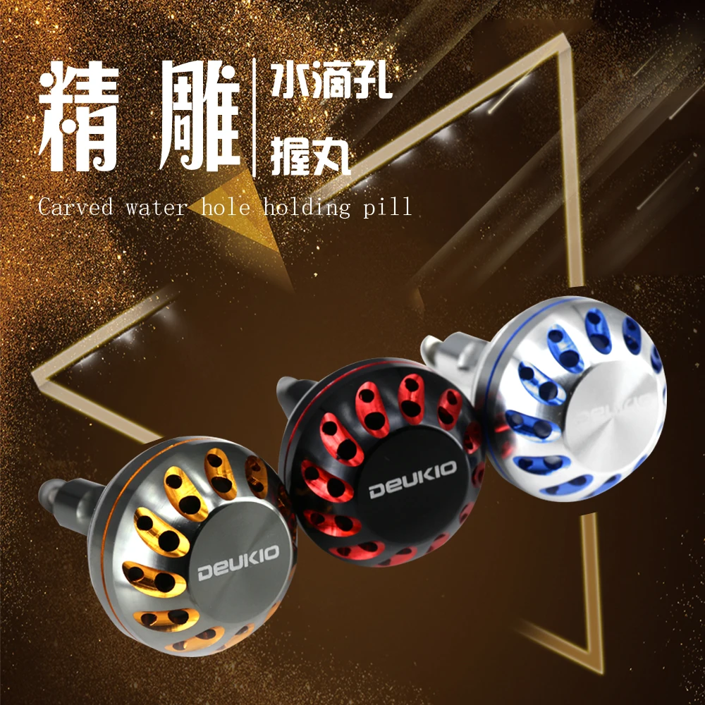 

Катушка рыболовная DEUKIO, полностью Металлическая Ручка 45 мм, для заброса приманки в соленой воде