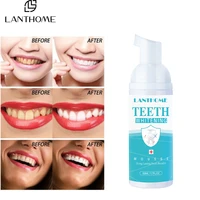 teeth cleansing whitening mousse removes stains foam toothpaste oral hygiene mouth breathing freshener tooth cleaning care 50ml