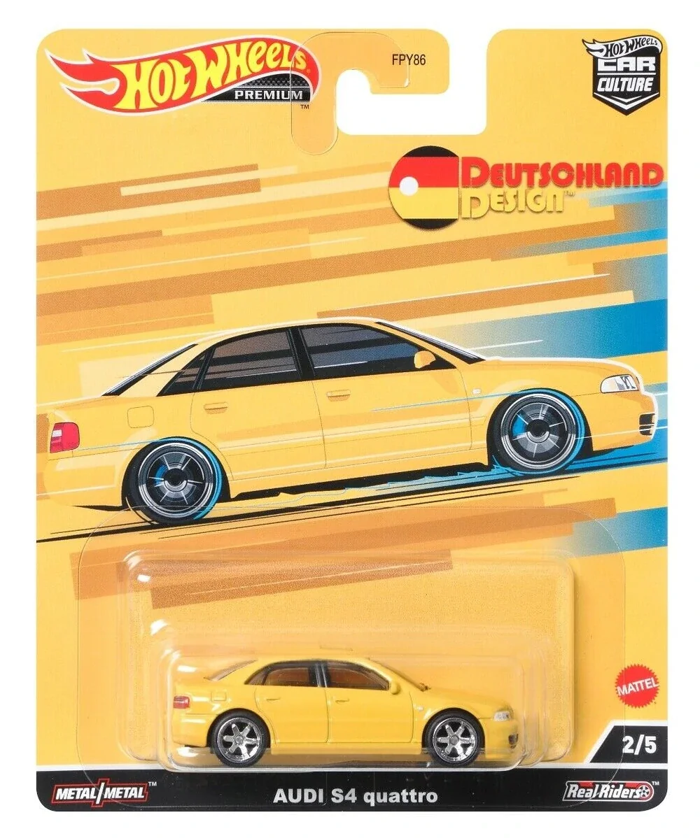 

Hot Wheels Premium Car Culture AUDI S4 QUATTRO 2022 FPY86 1/64 Metal Diecast Toy Collectors Vehicles For Children Gift