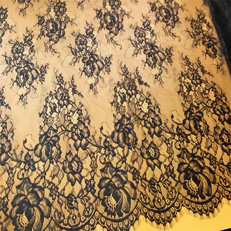 Кружевная отделка Шантильи свадебная вуаль декоративная ткань края для ресниц