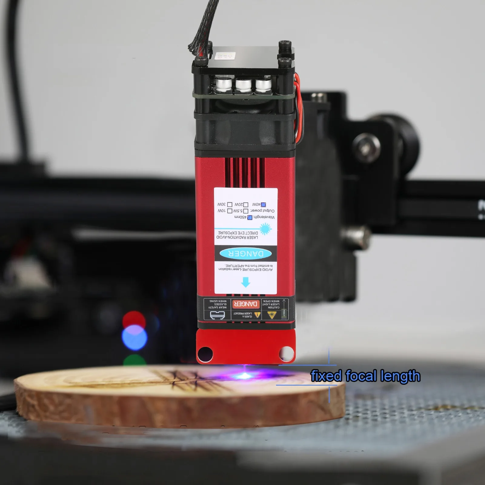 40W Laser Module 450nm Engraving Laser Head High Precision Engraving Metal Wood Acrylic for Laser Engraving Machine CNC Router enlarge