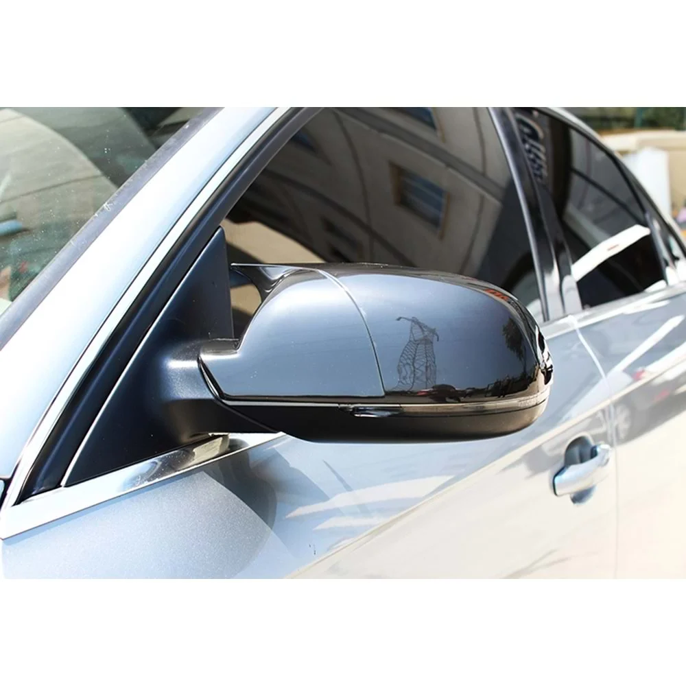 

For Audi A4 2015-2023 Bat Style Mirror Cover Car Accessories Rearview Mirror Cover 2 Pieces Cover Shields
