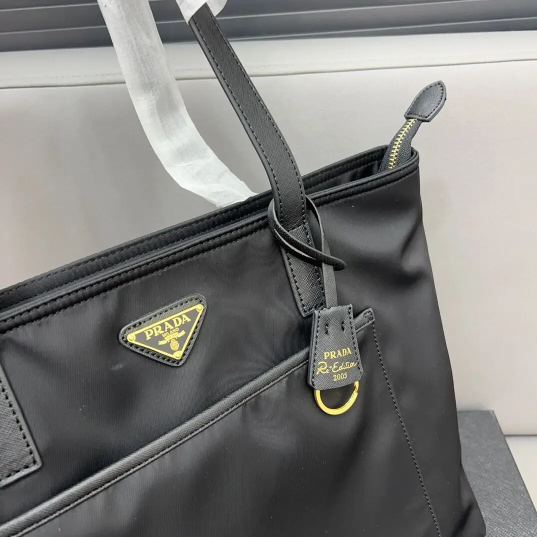 точная копия 1:1 Женская Сумка ТоуТ Prada Из НатуральНой Кожи