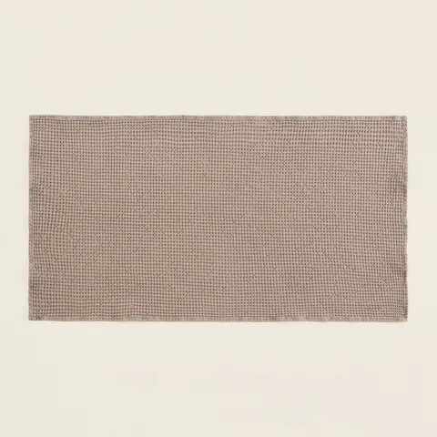 4 шт. Полотенце вафельное SL HOME Linen 'Саббиа', 40x70 см, бежевое