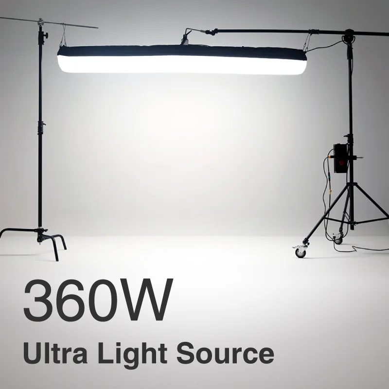 Внешний аккумулятор 360 Вт регулируемый гибкий надувной RGB софтбокс для фото-и