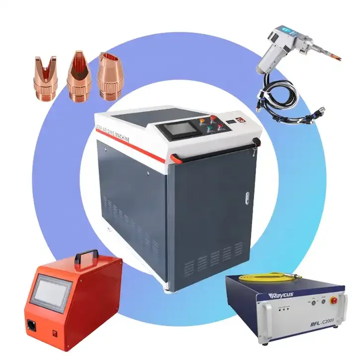 Многофункциональный лазерный сварочный аппарат с вращающейся головкой для