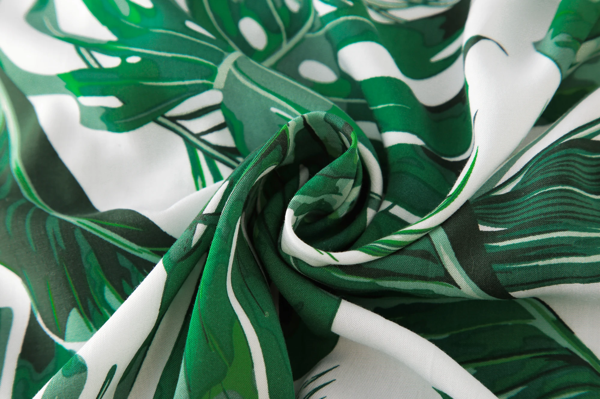 2021 New Tropical Rayon Cotton Pajamas Set Women Summer Sleeping Wear Rayon Fabric 2PCS Short Pajamas Suit