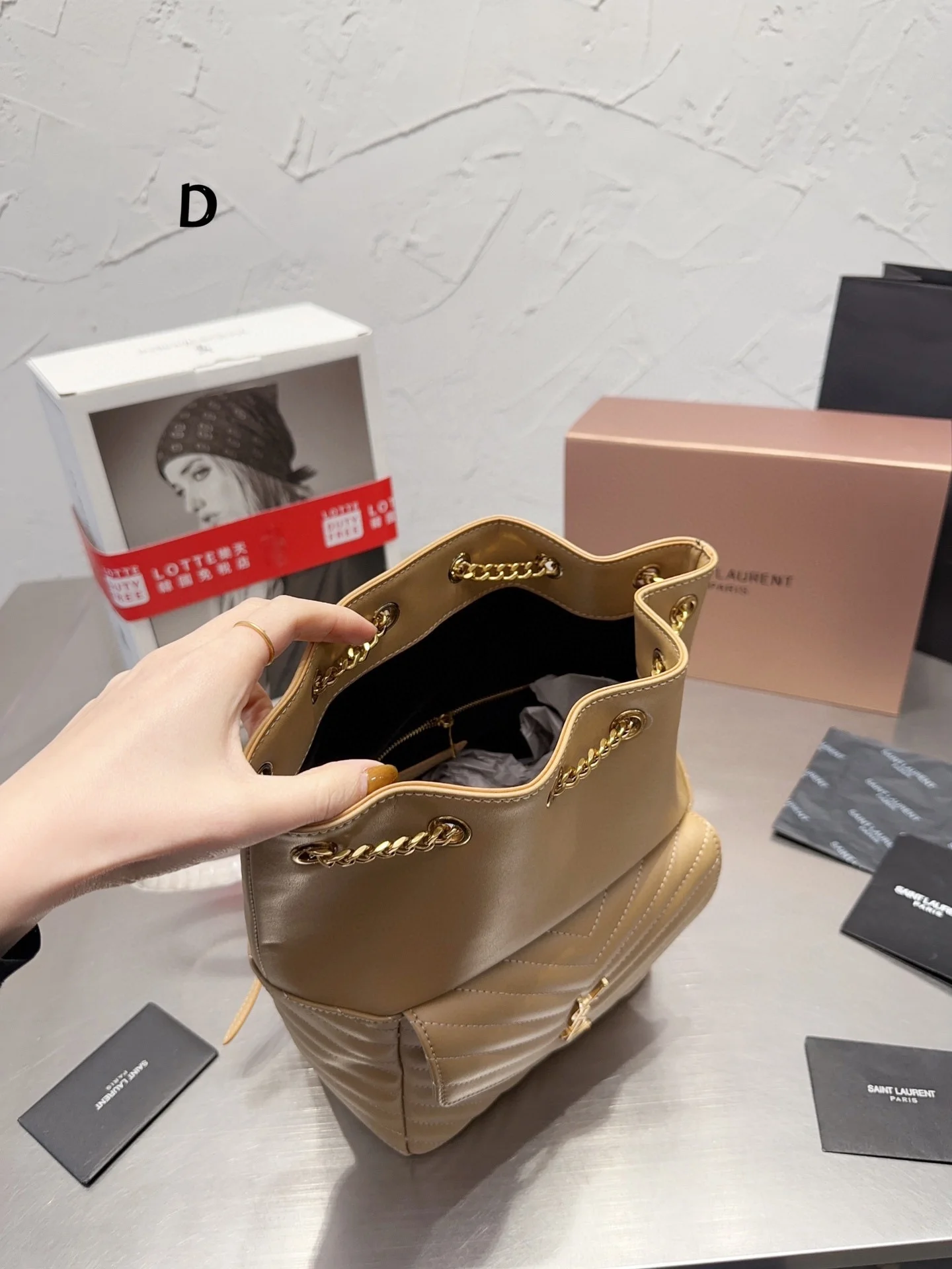 точная копия 1:1 В Стиле YSL SAINT LAURENT КошелеК На Сумка-меССенджер Подмышки Через