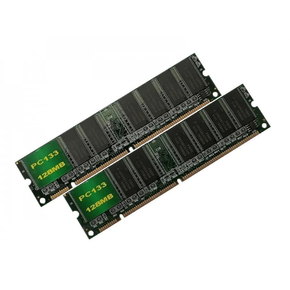 ОЗУ Dimm SDRAM  256Mb PC-133 Hyundai HY57V28820AT-H (Kit 2x128Mb)