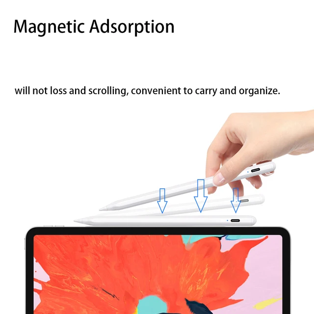 Drawing Stylus For iPad Pencil IOS Touch Screen Tablet Pen Active High Precision 2Gen Pro Air Palm Rejection For Apple Pencil 5