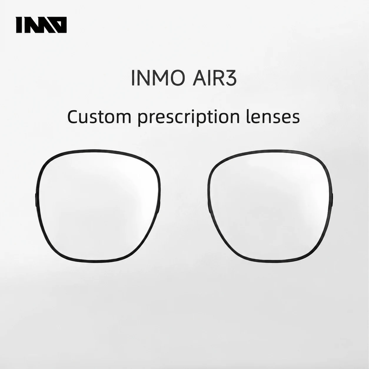 Фото Умные очки INMO VR с индивидуальными линзами по рецепту для серий INMO Air / Air 2 / GO, сменные оптические линзы-аксессуары. №4