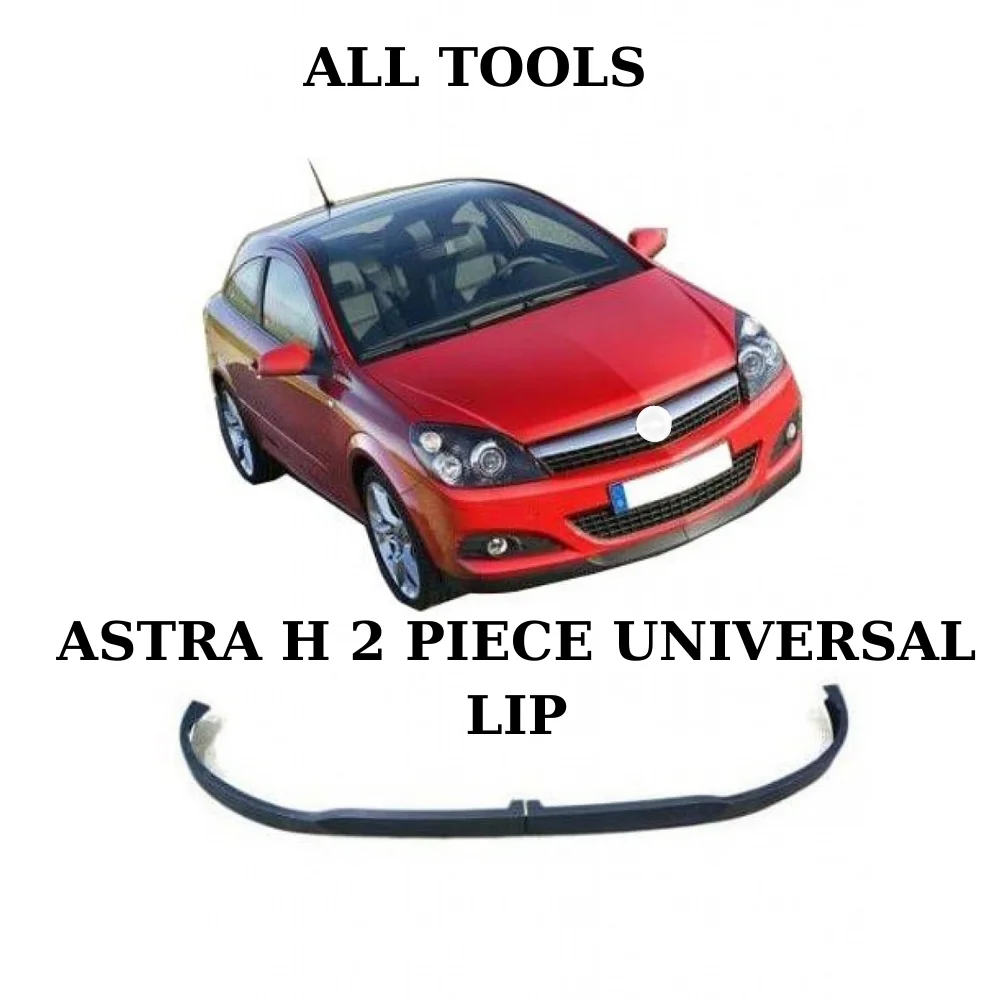

Передняя губа бампера может наноситься на все инструменты Astra H, 2 шт., бампер, спойлер, кузов, универсальный модифицированный тюнинг, автомобильные аксессуары