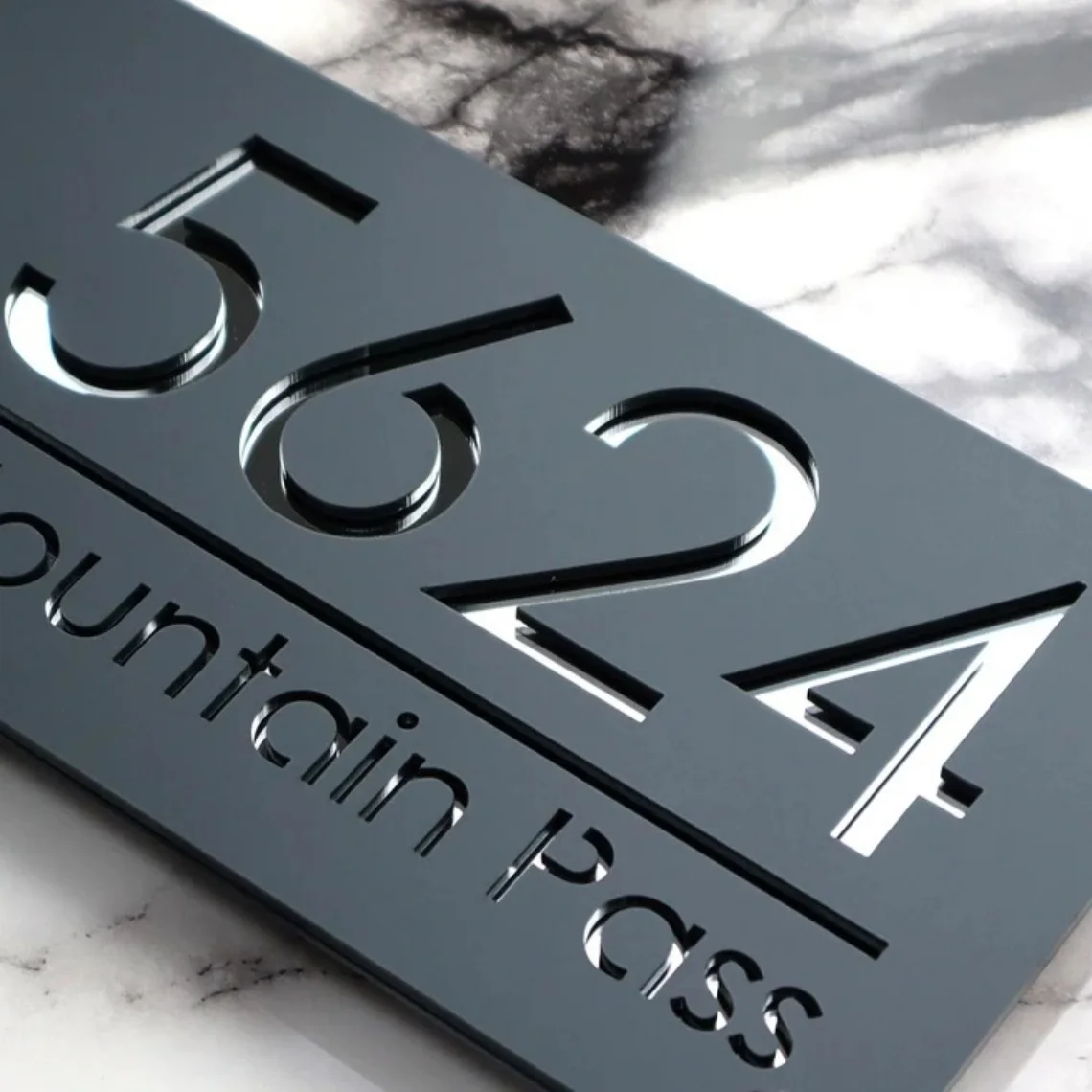 Настенные таблички для дома прецизионная лазерная резка акриловая вывеска с