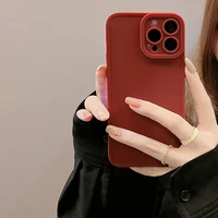 cool matte cover for iphone 13 x xr xs max 12 11 pro max mini 8 7 plus soft silicone jane brown shockproof protective phone case