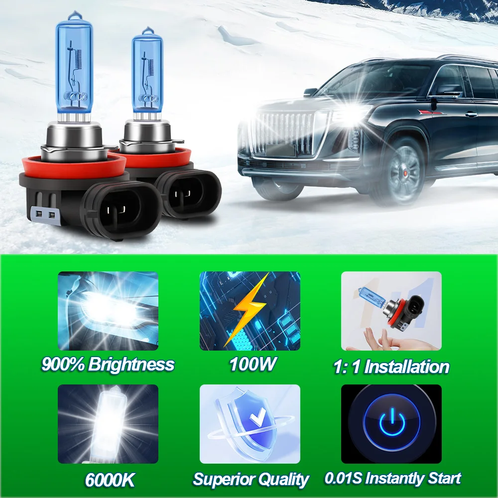 LSlight для Volvo V70 III (135) Estate 2007 2008 2009 2010 Авто галогенные фары 100 Вт Автомобильные