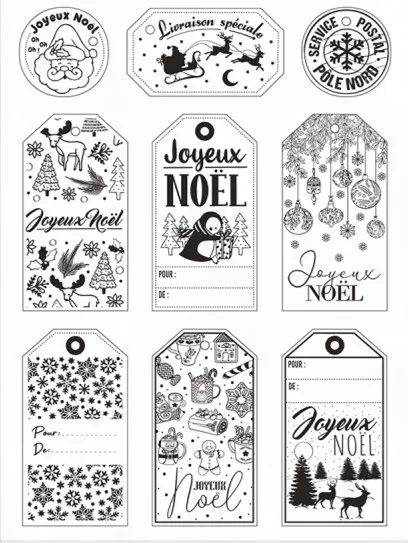 

2023 New french stamp Clear Stamps for Scrapbooking Transparent Silicone Rubber DIY Photo Album Decor 1119
