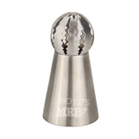 20pcslotfree shipping fda high quality stainless steel 188 ball flower pastry piping nozzle no107s