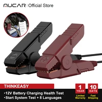 thinkcar thinkeasy ios android bluetooth vehicle battery tester auto car diagnostic tools 12v 2000cca charging agm gel lead acid