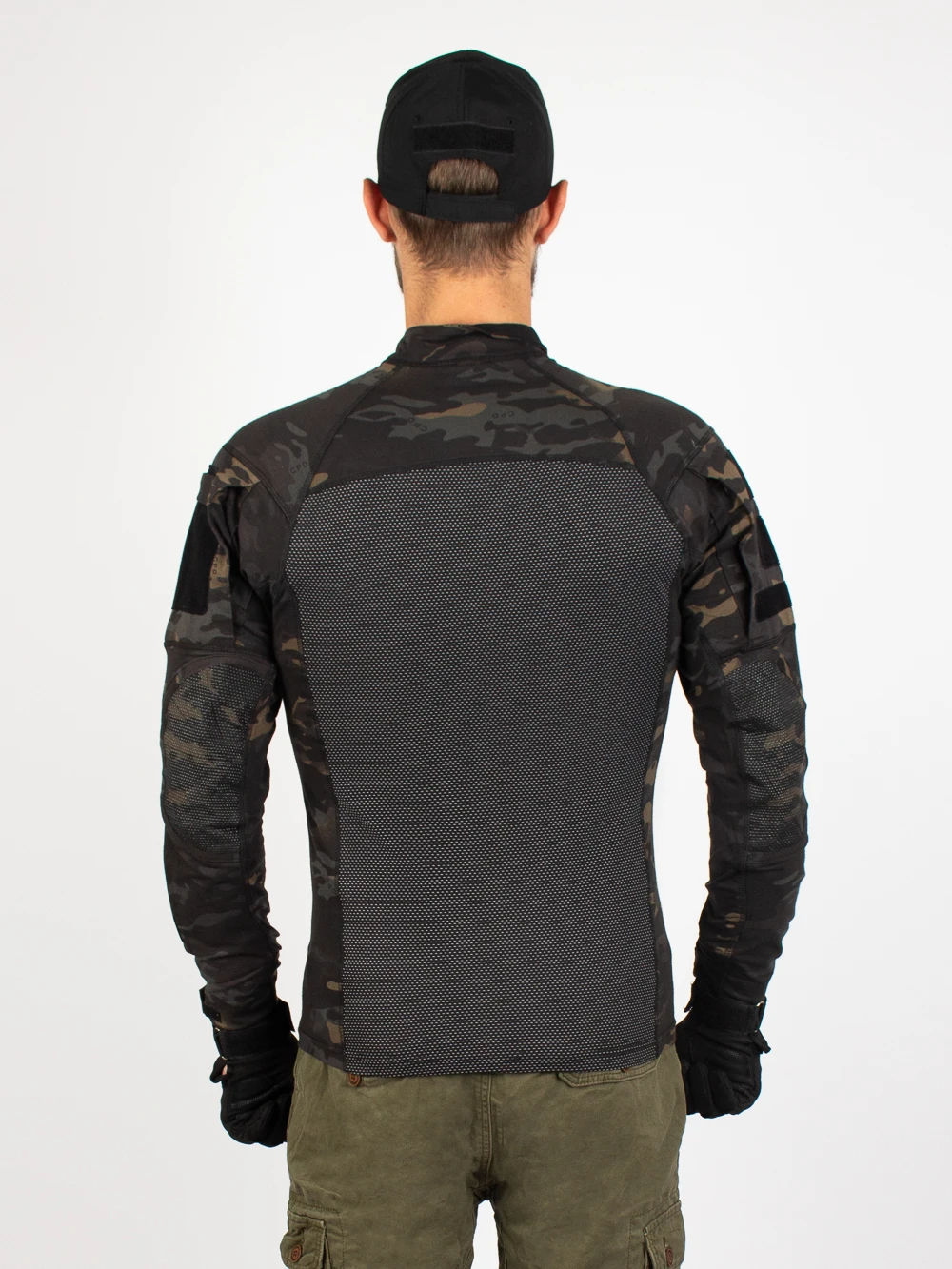 Рубашка тактическая Kamukamu камуфляж MTP black / Combat Shirt |