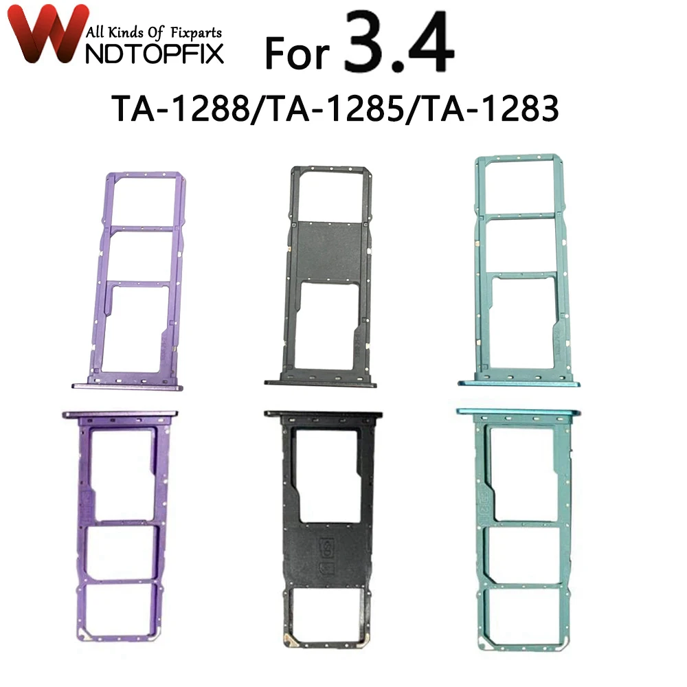 Лоток для держателя SIM-карты для Nokia 3,4 лоток для Sim-карты держатель Слот адаптер TA-1288 TA-1285 TA-1283 SIM Crad Tray