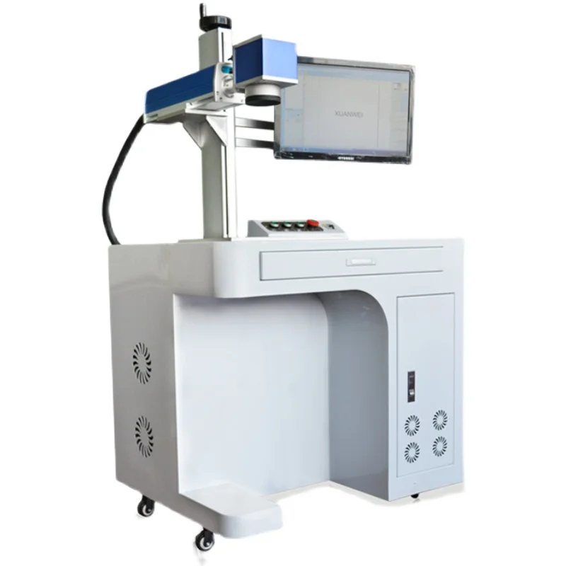

MMC Fiber Laser Marking Stainless Steel Engraving And Coding Mobile Phone Case DIY Jewelry Gold Silver 50W Engraver Machine