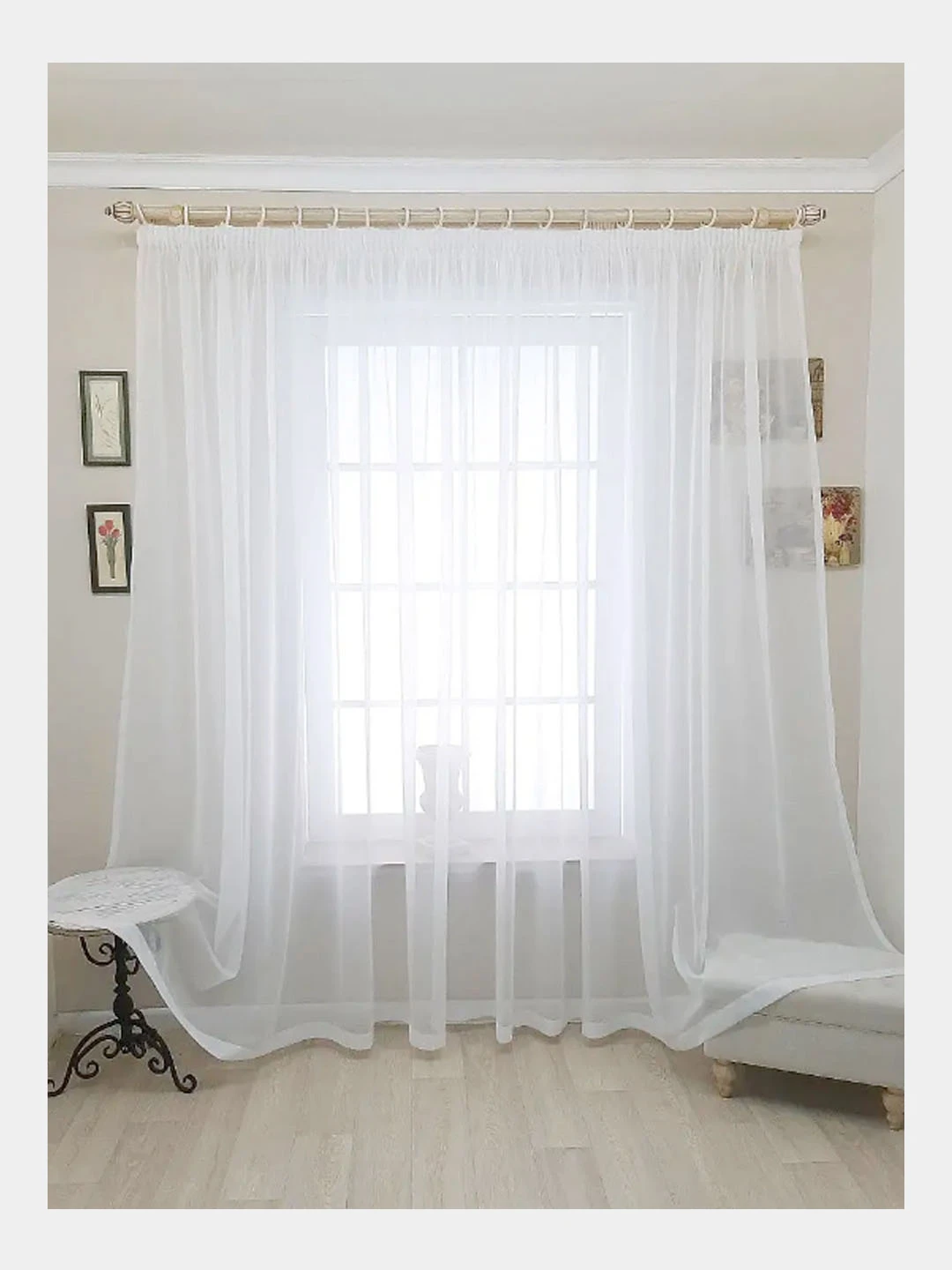 Тюль Вуаль Белая Купить В Москве