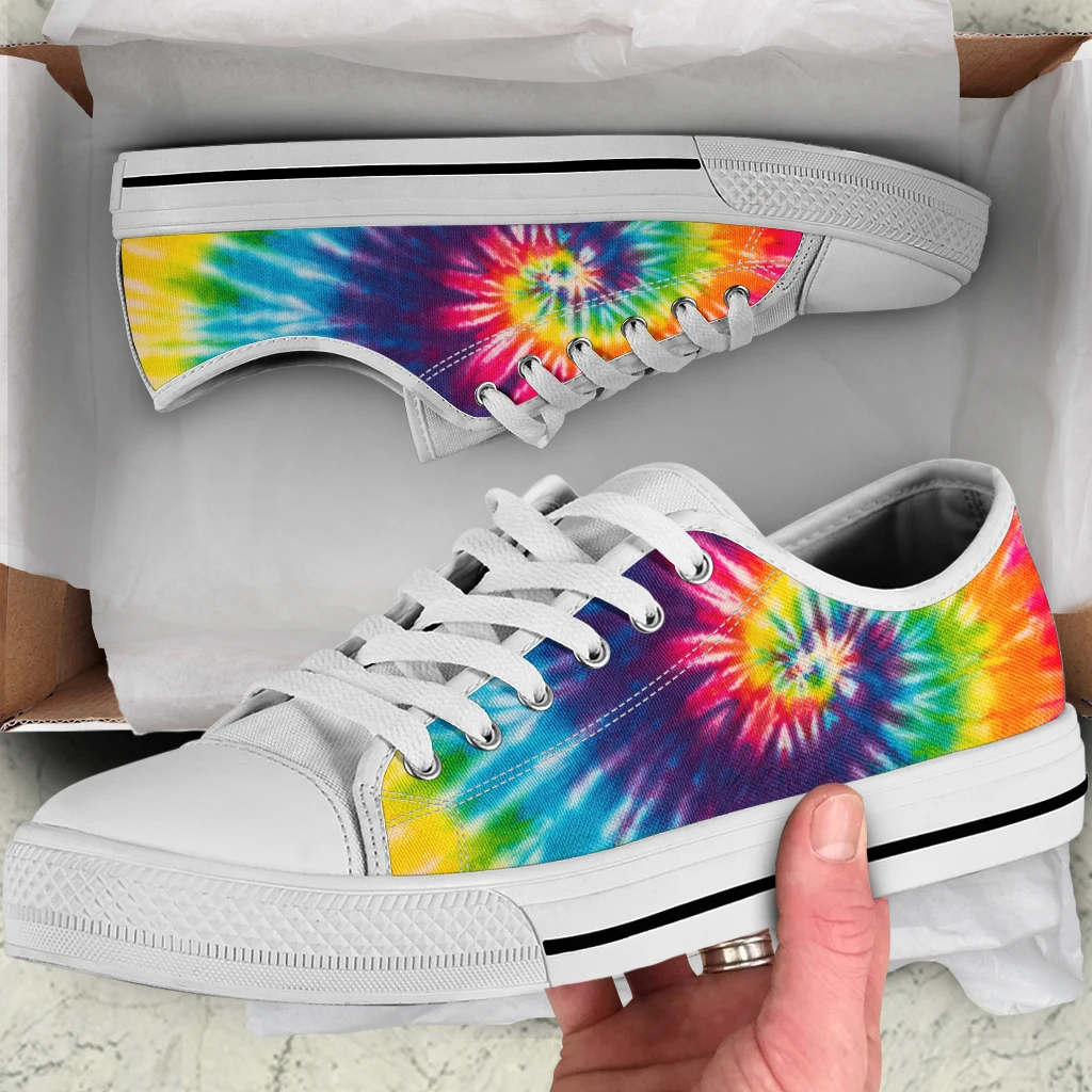 

ELVISWORDS Fancy Rainbow Men Women Flats Low Top Shoes Comfortable Sport Running Workout Fitness Sneaker Sapatos Femininos