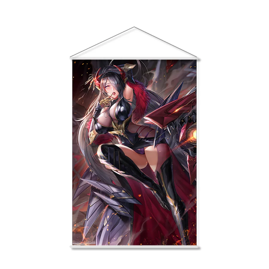 Сексуальная SMS Friedrich Der Grosse Azur Lane аниме настенная прокрутка висит плакат домашний