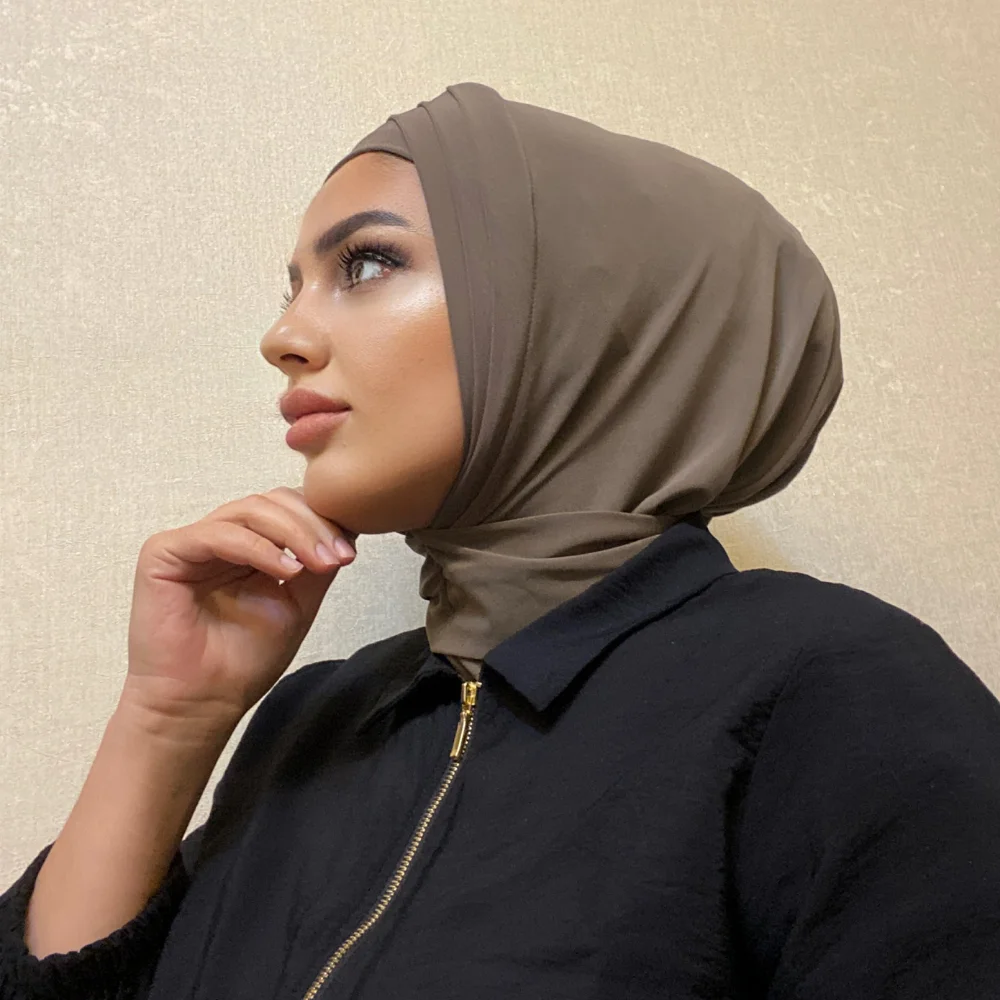 Практичный готовый хиджаб шарф шаль осенне-зимняя женская одежда 2023 сезон