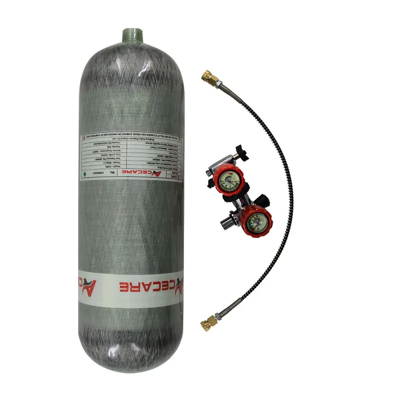 

ACECARE 9L HPA Compressed Air Tank CE 300Bar 4500Psi For Diving