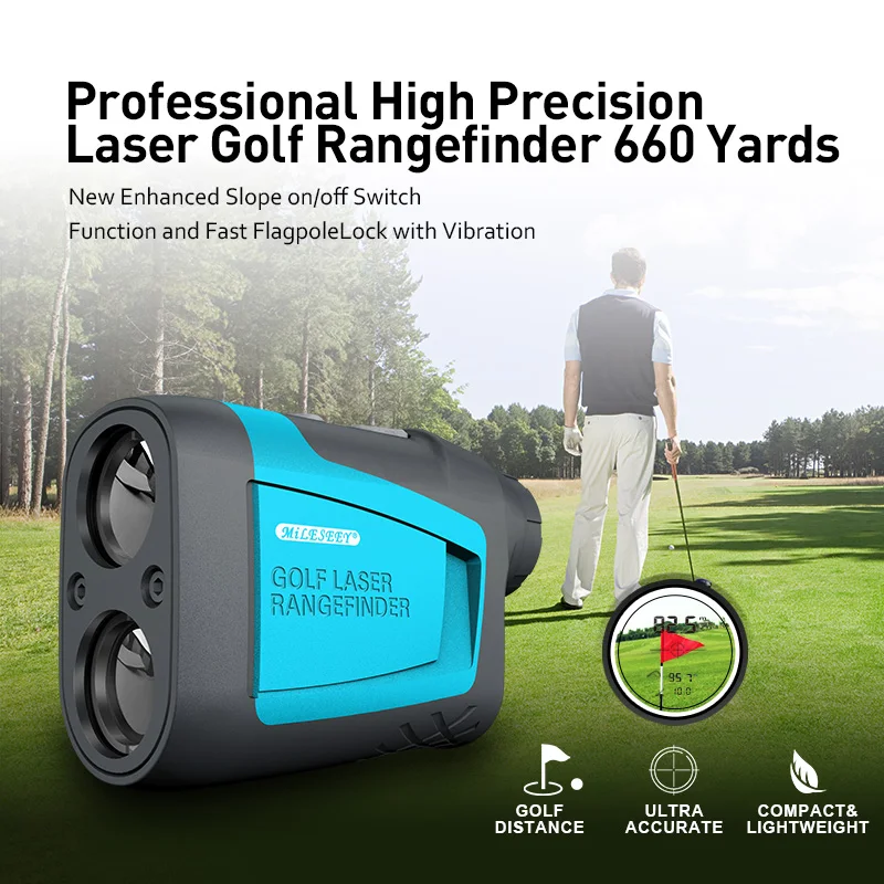 Mileseey PF210 PF2E PF240 фотометр для гольфа 600 м/ярд измеритель расстояния 6X Монокуляр