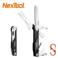 nextool 12 in 1 edc tools folding pocket knife with safety lock survival kit scissors for fishing multi tool outdoor portable
