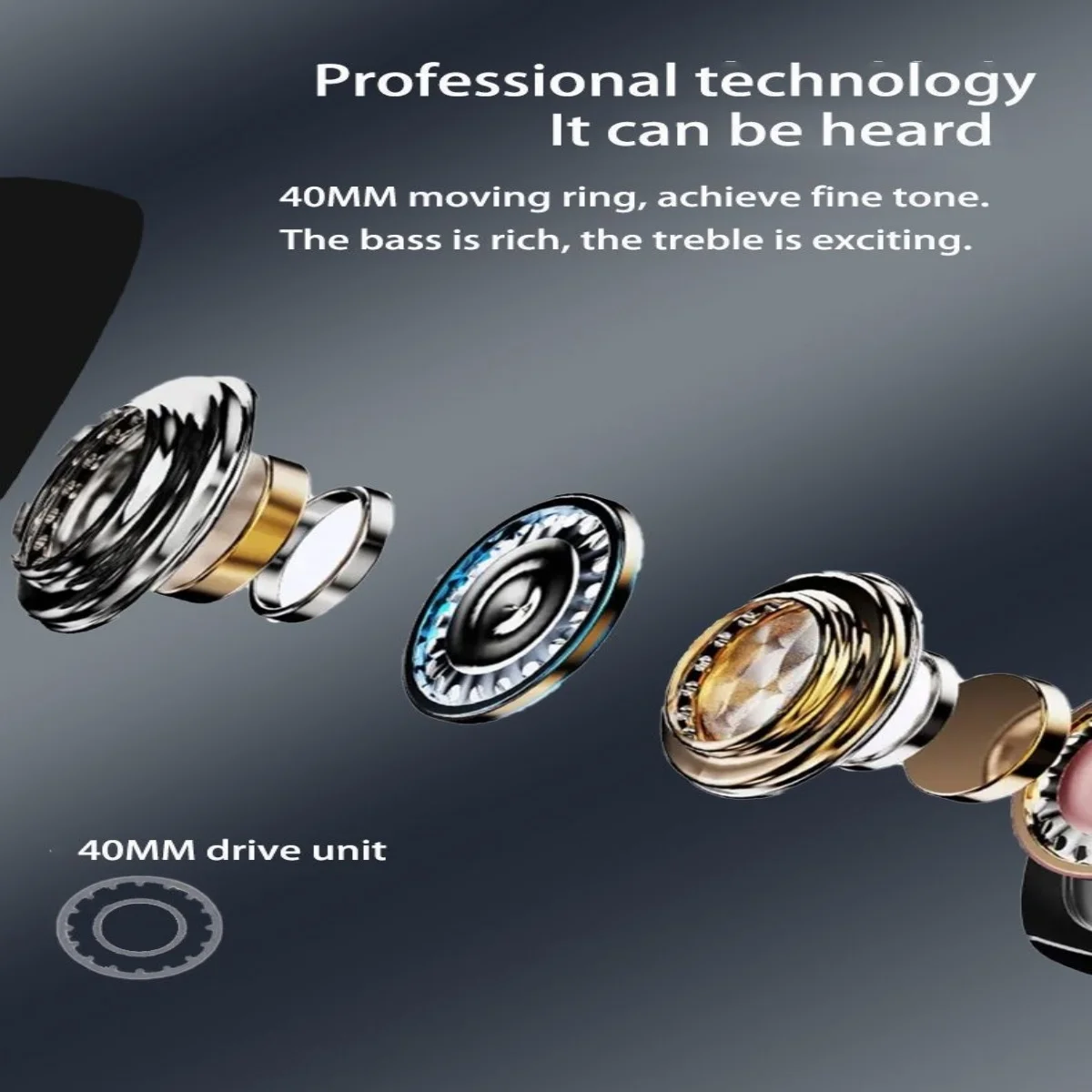 ZIICOYO Беспроводные Bluetooth-наушники с активным шумоподавлением Bluetooth 5 3 стерео HIFI