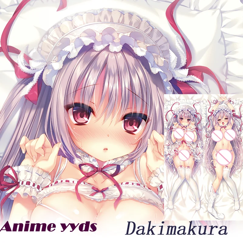 Дакимакура аниме бэйбидолл горничная серебряная подушка для тела с двусторонним